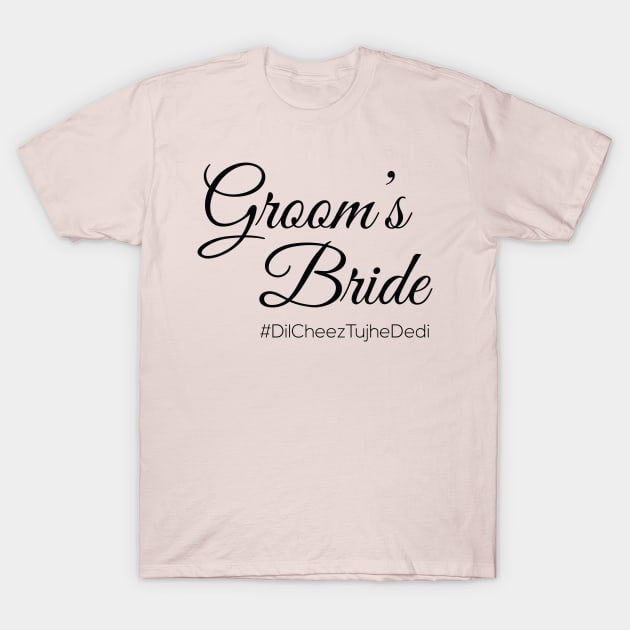 BRIDES GROOM T-Shirt by Grafck